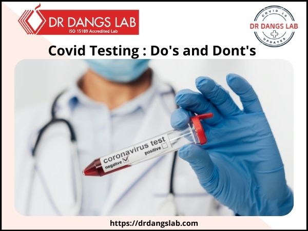 Dos and donts of covid test